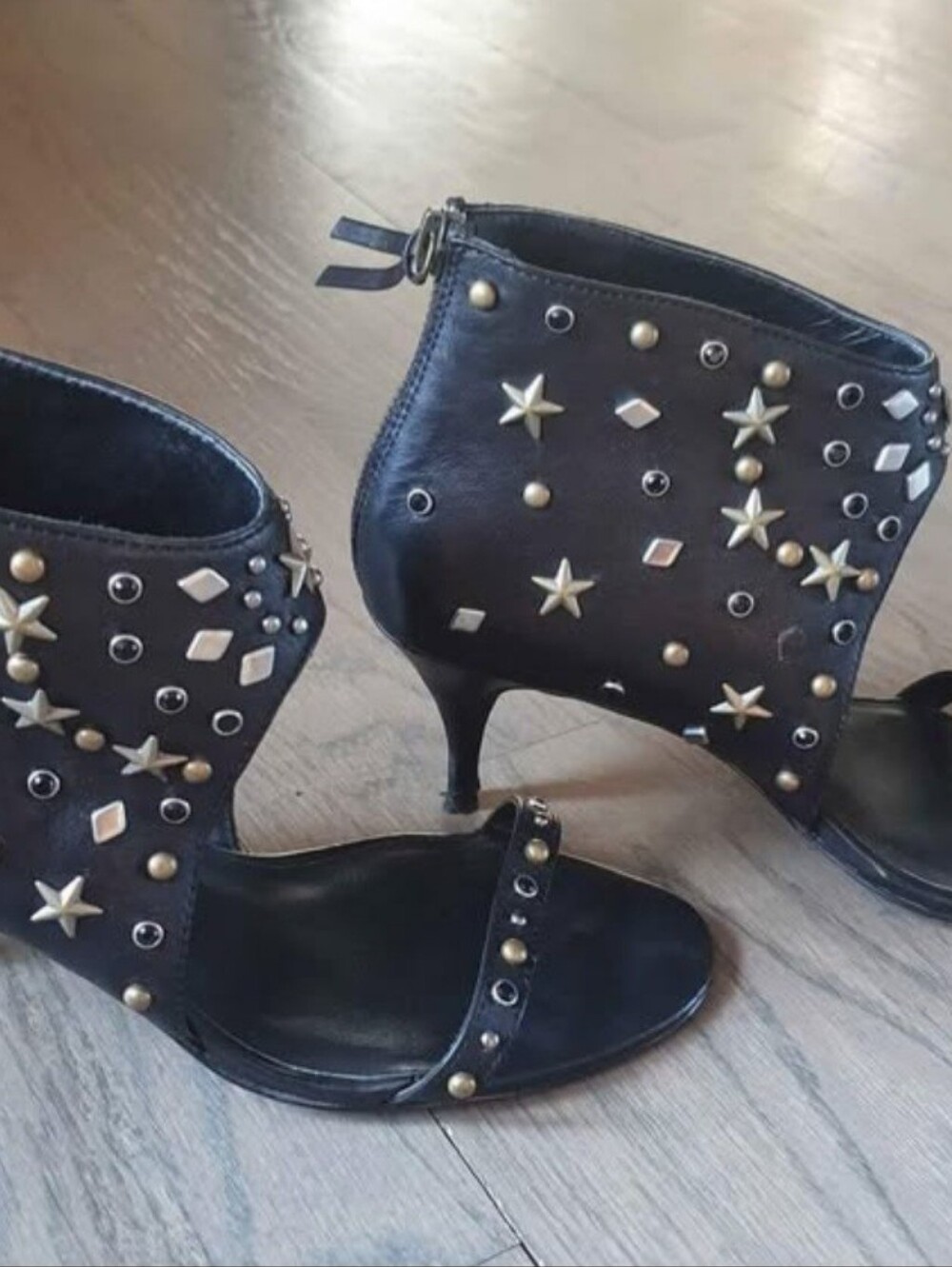 ASH Vintage Y2K women leather heels, size 7.5